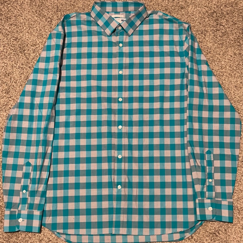 Old Navy Men’s XL Teal & Grey Shirt.